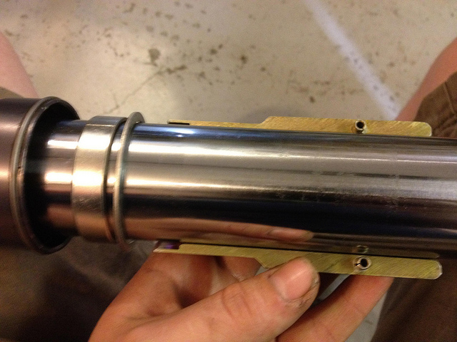 Driving bushing in place