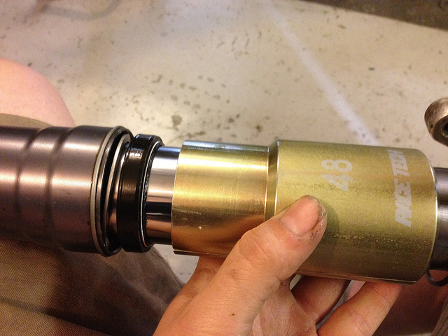 Driving seal in place